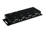 StarTech.com 4 Port USB to Serial RS232 Adapter - DIN Rail - USB Serial Hub