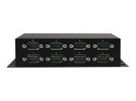 StarTech.com 8 Port USB to DB9 RS232 Serial Adapter Hub Industrial DIN Rail and Wall Mountable
