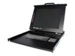 Startech Duraview 17" Folding Rackmount LCD Console 1U