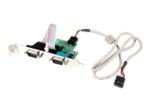 StarTech.com 24in Internal USB Motherboard Header to 2 Port Serial RS232 Adapter