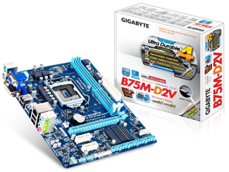 Gigabyte ga b75m d2v подключение