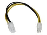 StarTech.com 8in ATX12V 4 Pin P4 CPU Power Extension Cable - M/F