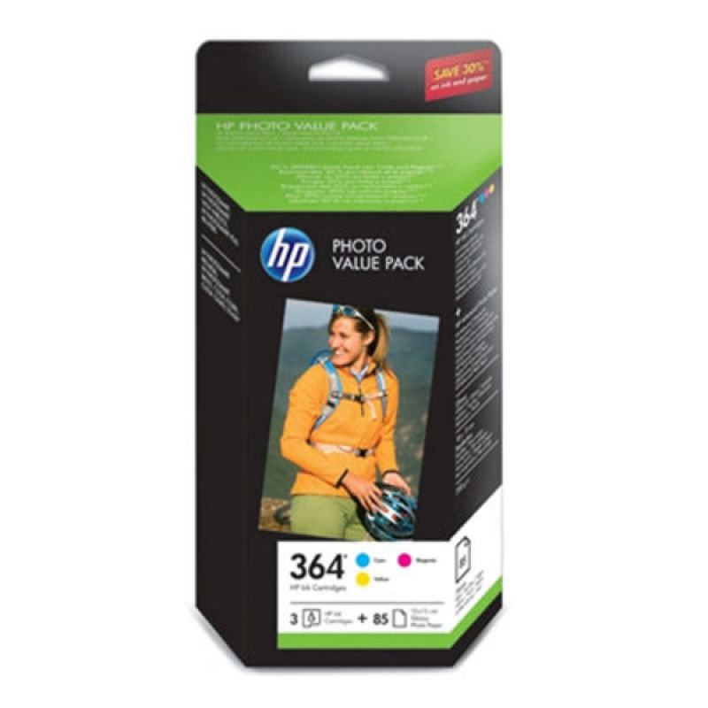 HP 364 Series Photo Value Cartridge/ Paper Pack  Ebuyer