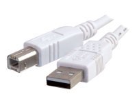 C2G USB 2.0 A/B Cable White 1M