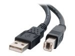 C2G 2M USB 2.0 A/B Black Cable