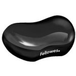 Fellowes Crystal Gel Flex Rest - Black