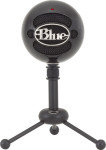 Blue Snowball Omnidirectional/Cardioid USB Microphone - Black