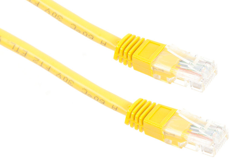 Xenta Cat5e UTP Patch Cable (Yellow) 0.5m