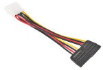 Xenta LP4 Molex MALE to 2x Serial ATA SATA Power Adapter