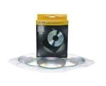 Fellowes Clear CD Plastic Envelopes - 100pk