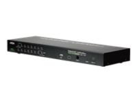 Aten 16 Port - Ps/2 Usb Kvm Switch Over The Net With 1 Local/remote User Access
