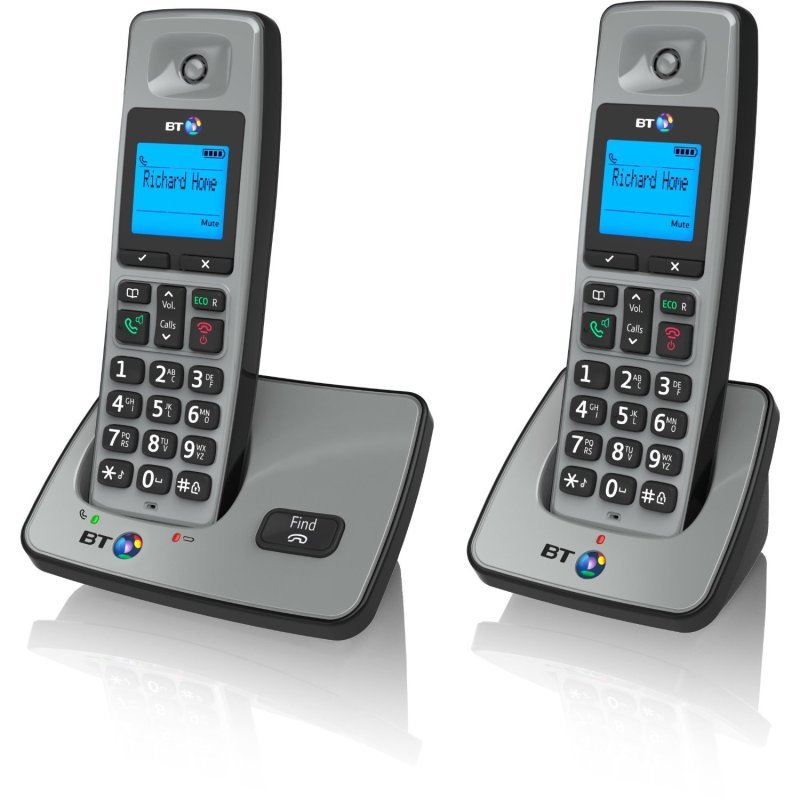 BT 2000 Cordless DECT Phone - Twin Pack | Ebuyer.com