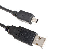 Xenta USB A to Mini USB Cable Black 2m