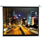 Elite ELECTRIC84V-WHITE Electric Motorized Projection Screen