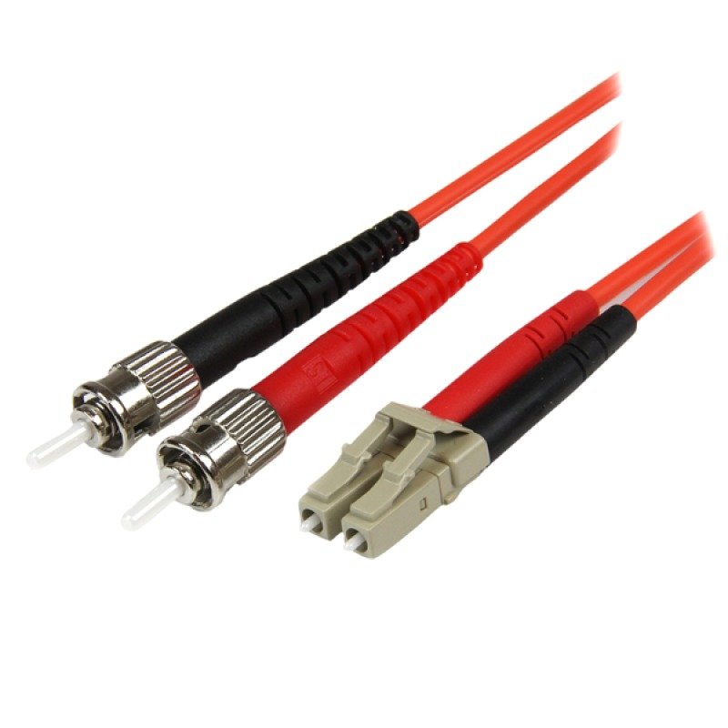 2m Multimode Duplex Lc/st - Fiber Optic Patch Cable - 50/125 Uk