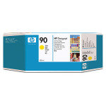 HP 90 Yellow Original Ink Cartridge - High Yield 400ml - C5065A