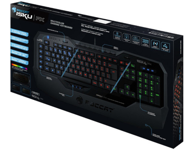 Клавиатура roccat isku fx как настроить подсветку