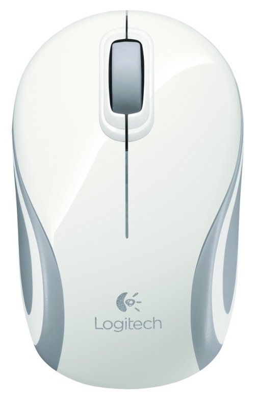 Logitech M187 Wireless Mini Mouse - White