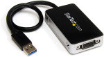 StarTech.com USB 3.0 to DVI External Video Card Adapter with 1-Port USB Hub