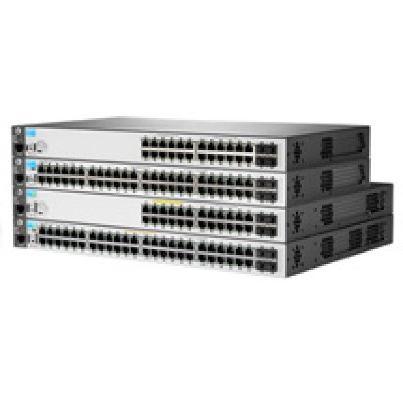HPE 2530-48 Managed L2 Switch - 48 x 10/100 + 2 x Gigabit SFP + 2 x 10/100/1000