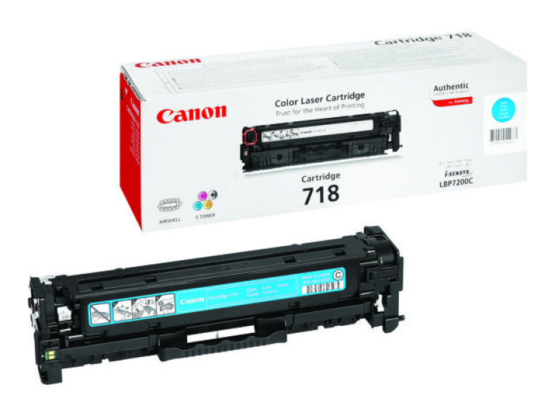 Canon 718C Cyan Toner Cartridge
