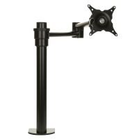 Stream single desk mount height adjustable for screens up to 23" ma