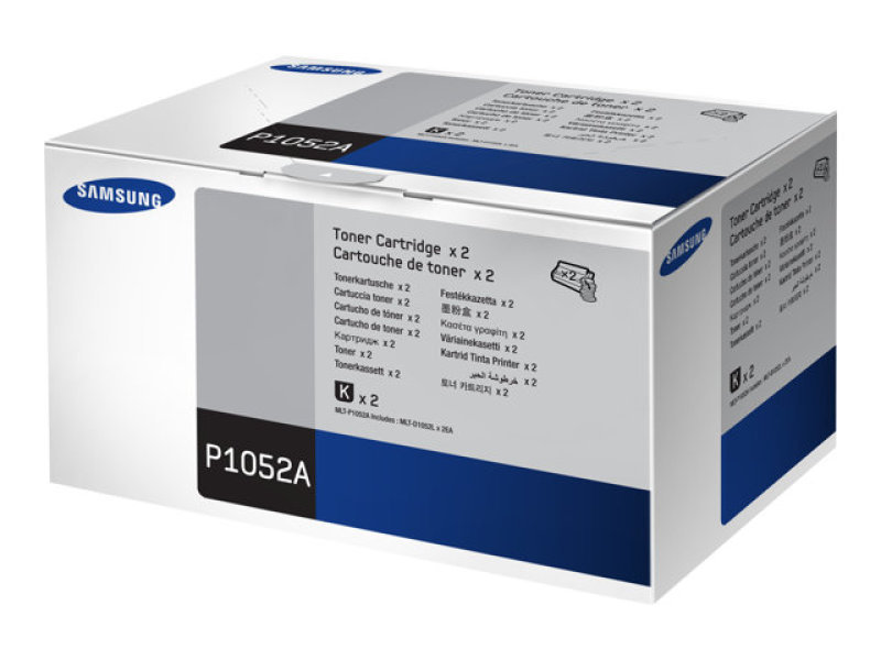 Samsung MLT-P1052A Black Toner Cartridge Twin Pack - 2x 2,500 Pages