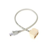 StarTech.com 2-to-1 RJ45 Splitter Cable Adapter - F/M