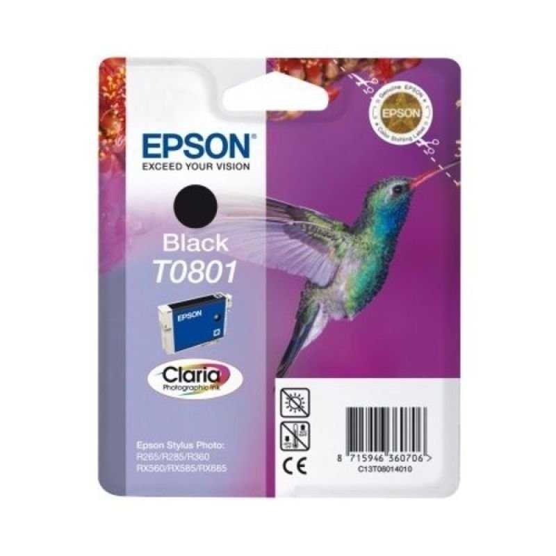 Epson T0801 Black Ink Cartridge