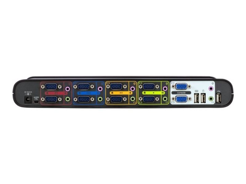 Belkin F1DH104Lea OmniView Soho Series 4Port USB Dual Headed KVM