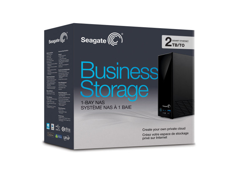 Seagate business storage 1 bay nas замена диска