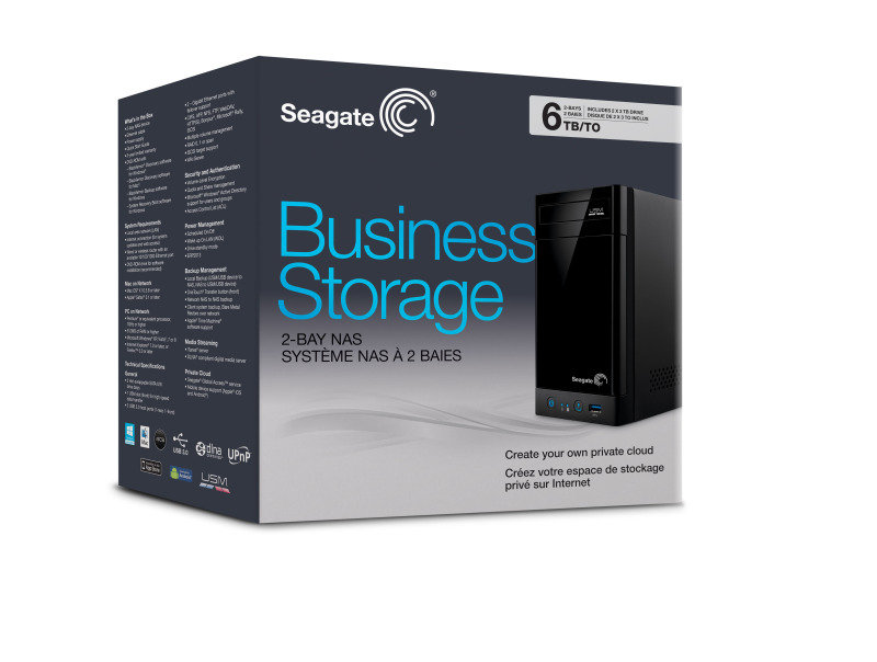 Seagate 6tb 2 X 3tb Business Storage 2 Bay Nas Solution 7967