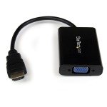 StarTech.com HDMI to VGA Adapter with Audio - 1080p - Active HDMI to VGA Converter