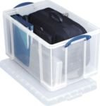 Really Useful 84 Litre Plastic Storage Box with Lid - 380x440x710mm