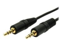 StarTech.com Slim 3.5mm Stereo Audio Cable 10 Foot Black (3m)