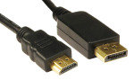 Cables Direct Display Port to HDMI cable 2M
