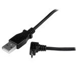 StarTech.com 2m Micro USB Cable - A to Down Angle Micro B