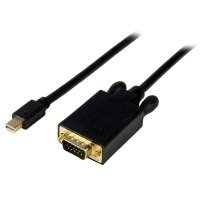 StarTech.com 3ft Mini DisplayPort to VGA Adapter Cable mDP to VGA - Black