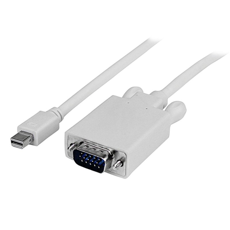 StarTech.com 3ft Mini DisplayPort to VGA Adapter Cable mDP to VGA - White