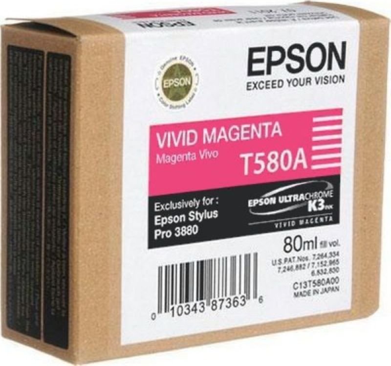 Epson T580A Print Magenta Ink Cartridge