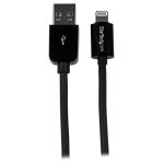 StarTech.com Short Black Apple 8pin Lightning to USB Cable iPhone iPod iPad