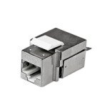Startech.com Shielded Cat 6A Keystone Jack - RJ45 Ethernet Cat6a Wall Jack White - 110 Type