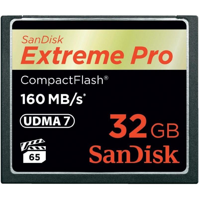SanDisk 32GB Extreme Pro 160MB/s CompactFlash Card