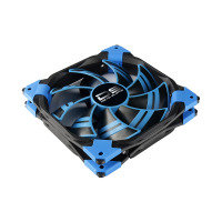 Aerocool Dead Silence 12cm Blue LED Fan Dual Material Colour FDB Fan 12.1dBA Retail