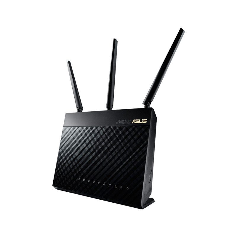 ASUS RT-AC68U Wireless Router Dual-band (2.4 GHz / 5 GHz) Gigabit Ethernet