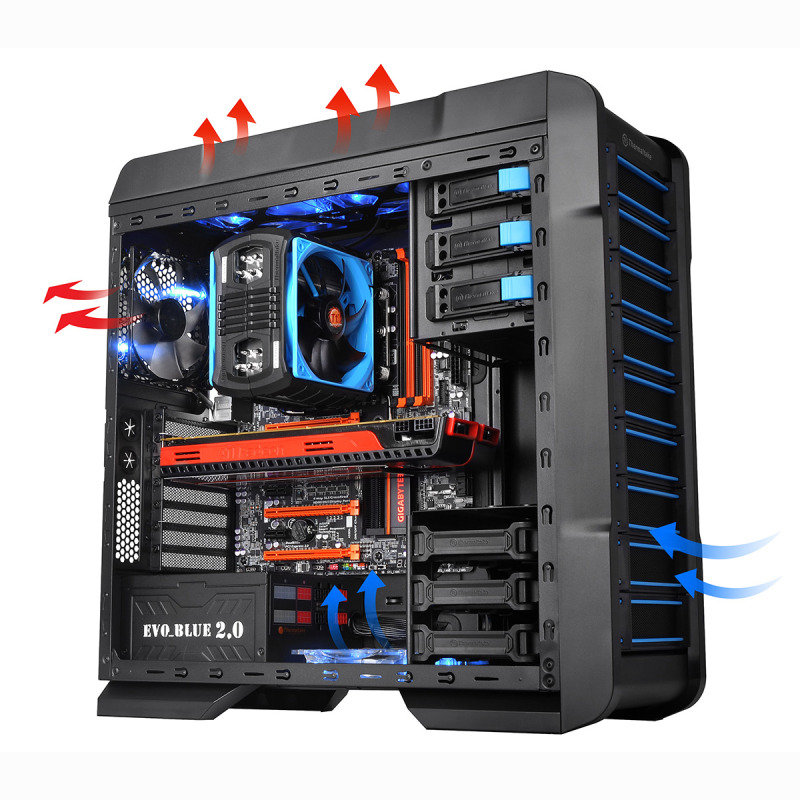 Thermaltake Chaser A31 Midi Gaming Case Toolless USB3 x 2 Side Window ...