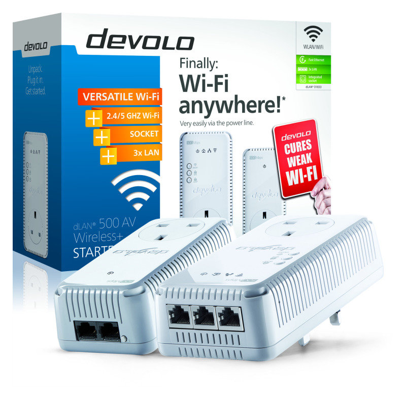 Buy Devolo Dlan 1200 Wifi Powerline Adapter Add On Free Delivery Currys