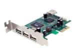 StarTech.com 4 Port USB 2.0 PCIe Card - Low Profile - USB 2.0 Expansion Card