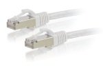 C2G Cbl/0.3m CAT6A Shielded PatchCable White