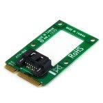 StarTech.com mSATA to SATA HDD / SSD Adapter - Mini SATA to SATA Converter Card